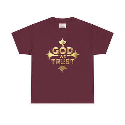 In God We Trust (Gold)- Woman's Christian T-Shirt