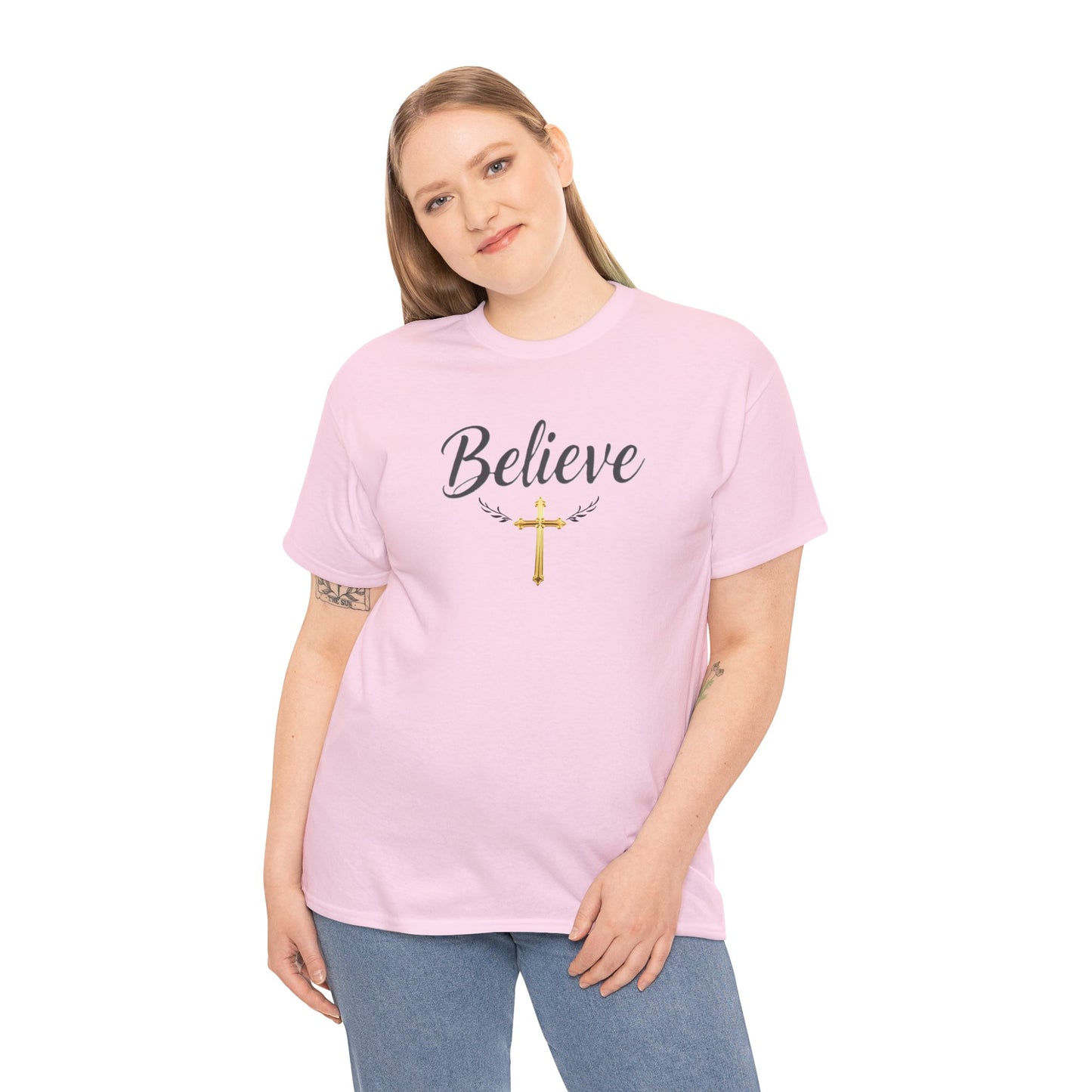 Believe- Woman's Christian T-Shirt