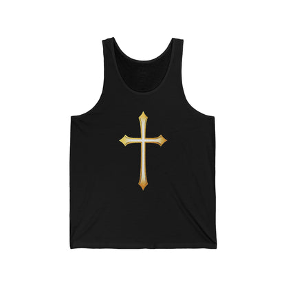 Women’s Gold Cross Tank Top