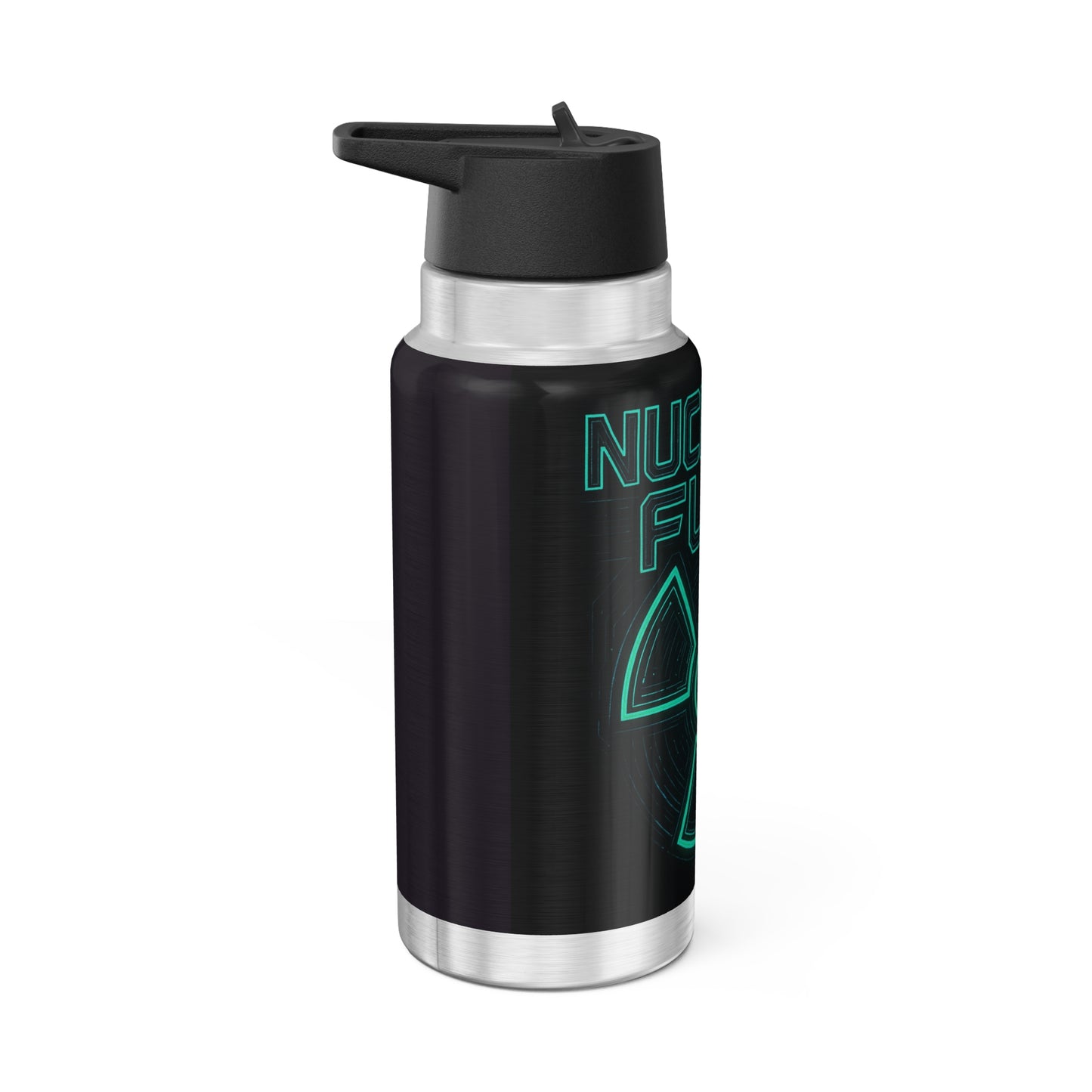 Faith Fueled – Nuclear Energy Stainless Steel Bottle (Green)