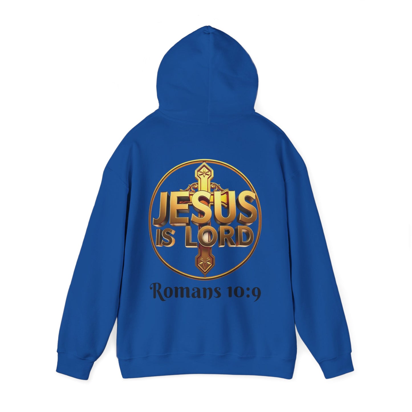 Jesus Is Lord Christian Hoodie – Men’s Bold Faith Streetwear (Dark Lettering)