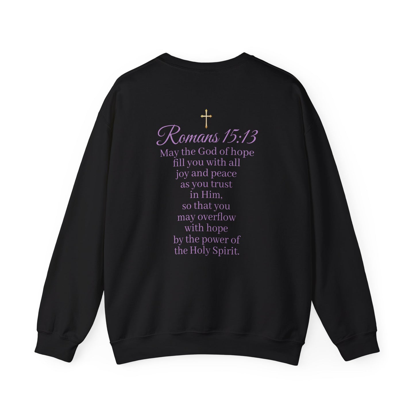 Women’s “Hope” Sweatshirt – Inspirational Scripture Hoodie | Romans 15:13