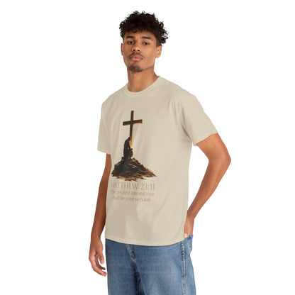 Humble Servant - Men's Christian T-Shirt (Front Design)