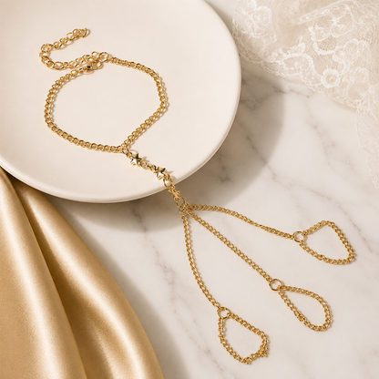 Angelic Touch Simple Star Chain Finger Chain