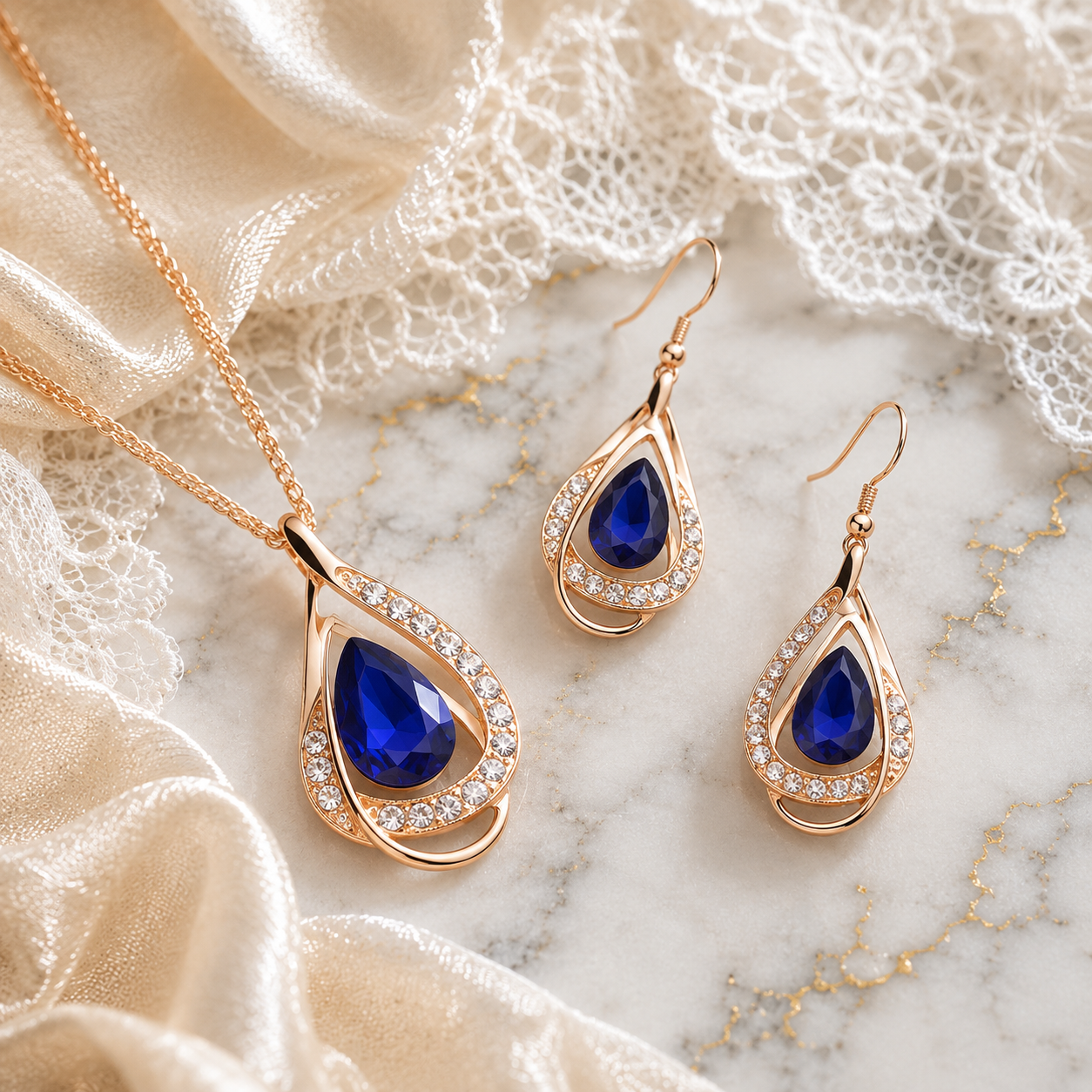 Blessed Charm Retro Jewelry Set