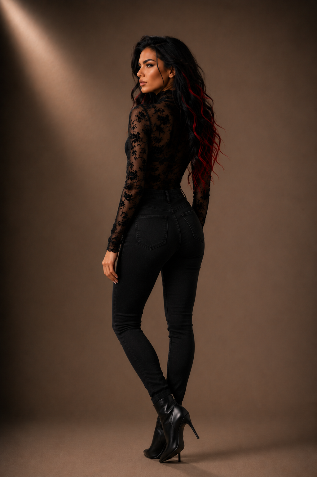 Eden's Requiem Floral Turtleneck