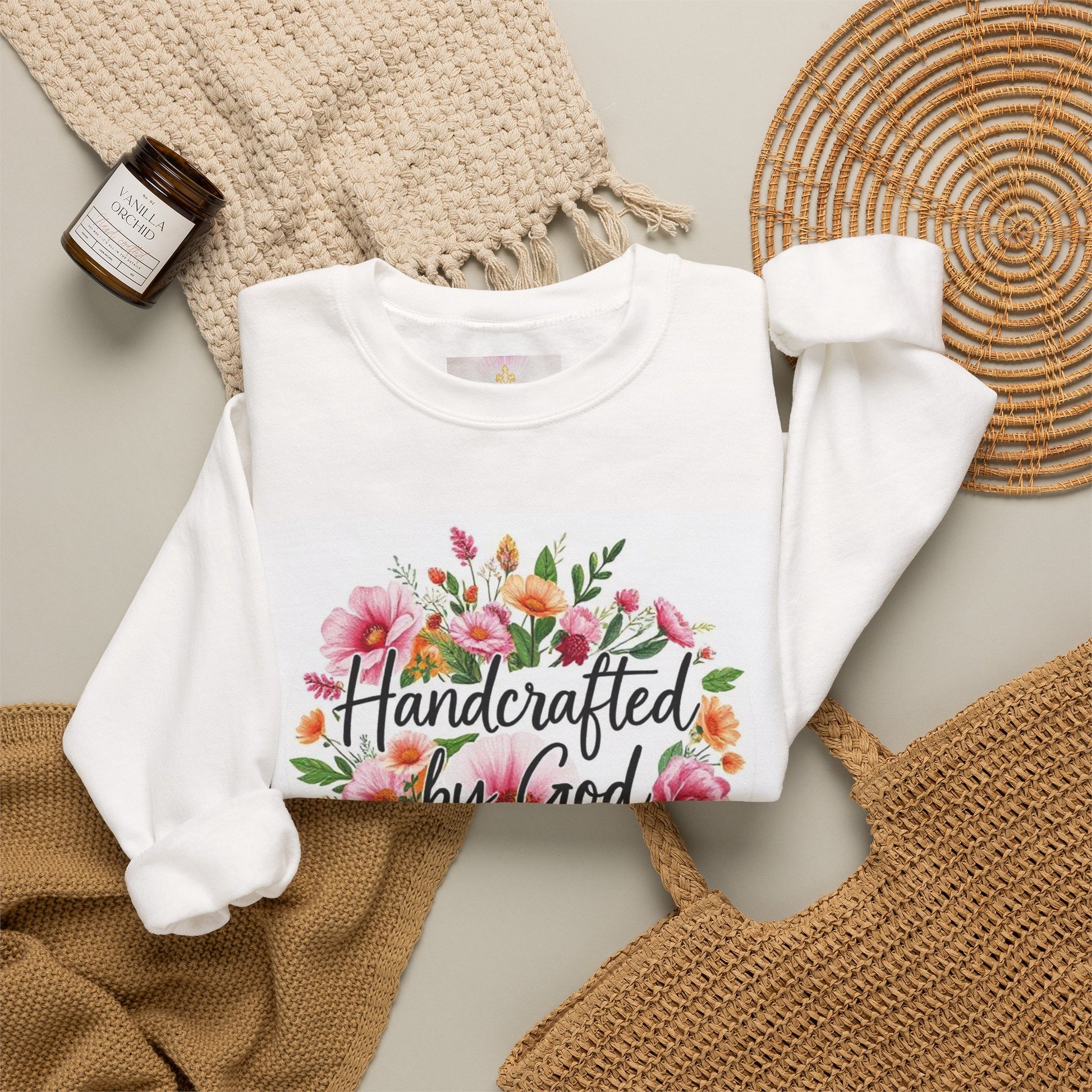 Folded Handcrafted by God Sweatshirt for women