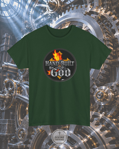 Hand Built By God - Men's Christian T-Shirt