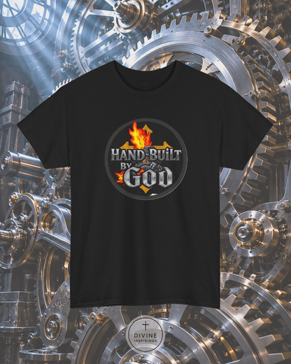 Hand Built By God - Men's Christian T-Shirt