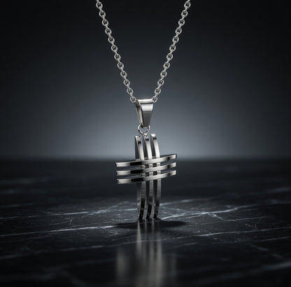 Men's Hollow Cross Necklace