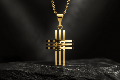 Men's Hollow Cross Necklace