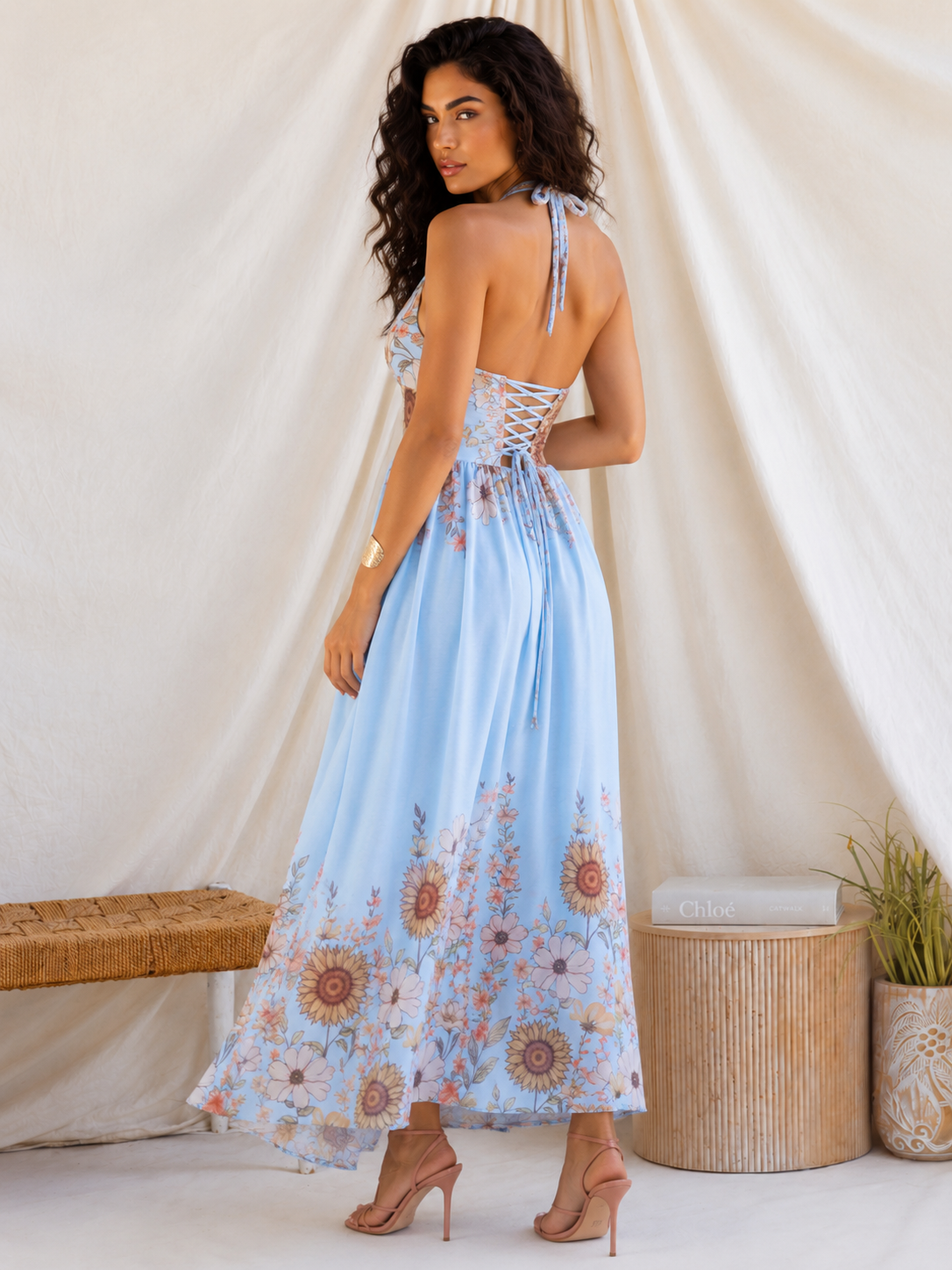 Heaven’s Promise Floral Print Dress