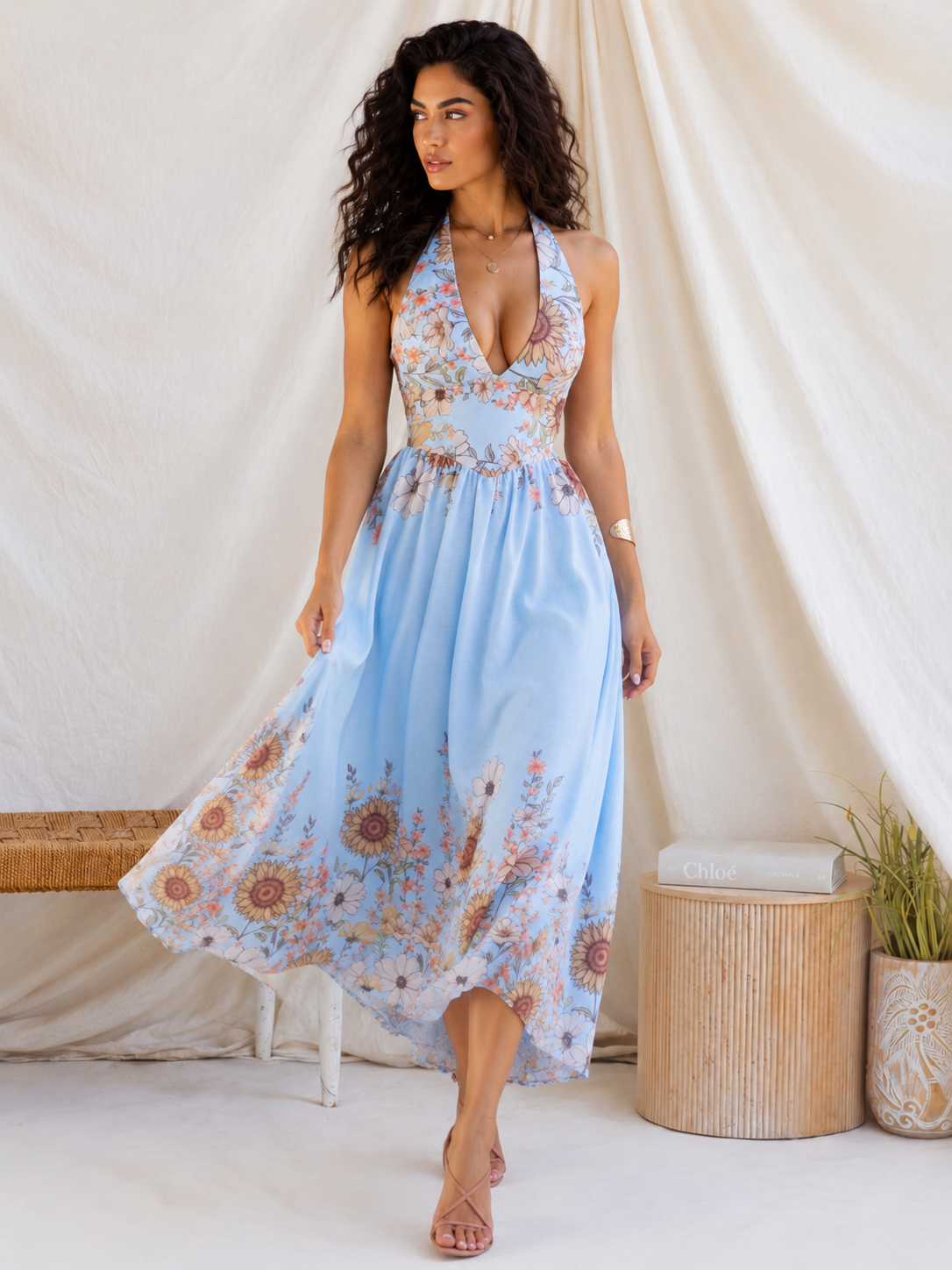 Heaven’s Promise Floral Print Dress