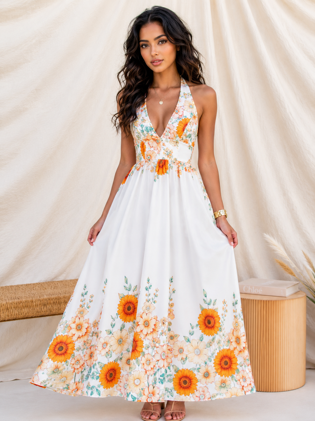 Heaven’s Promise Floral Print Dress