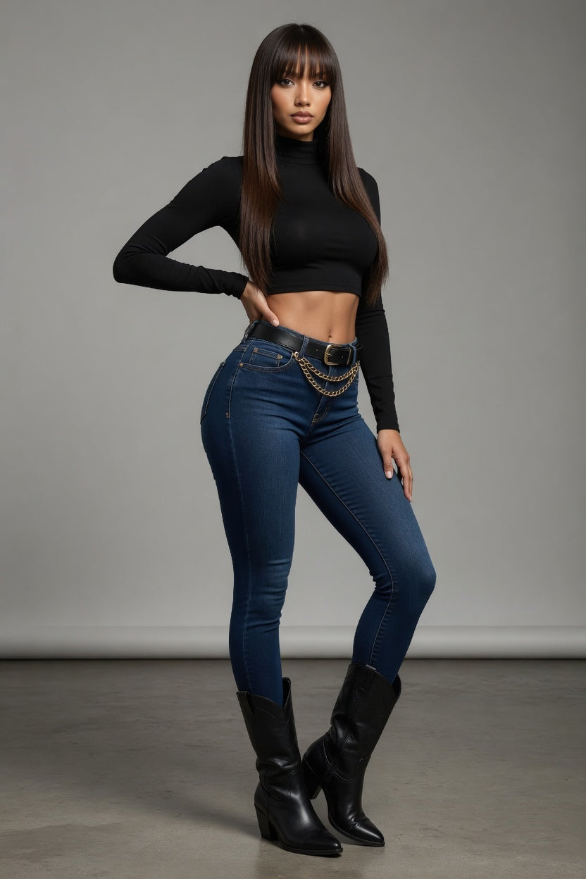 Matron Saint Long Sleeve Crop Top