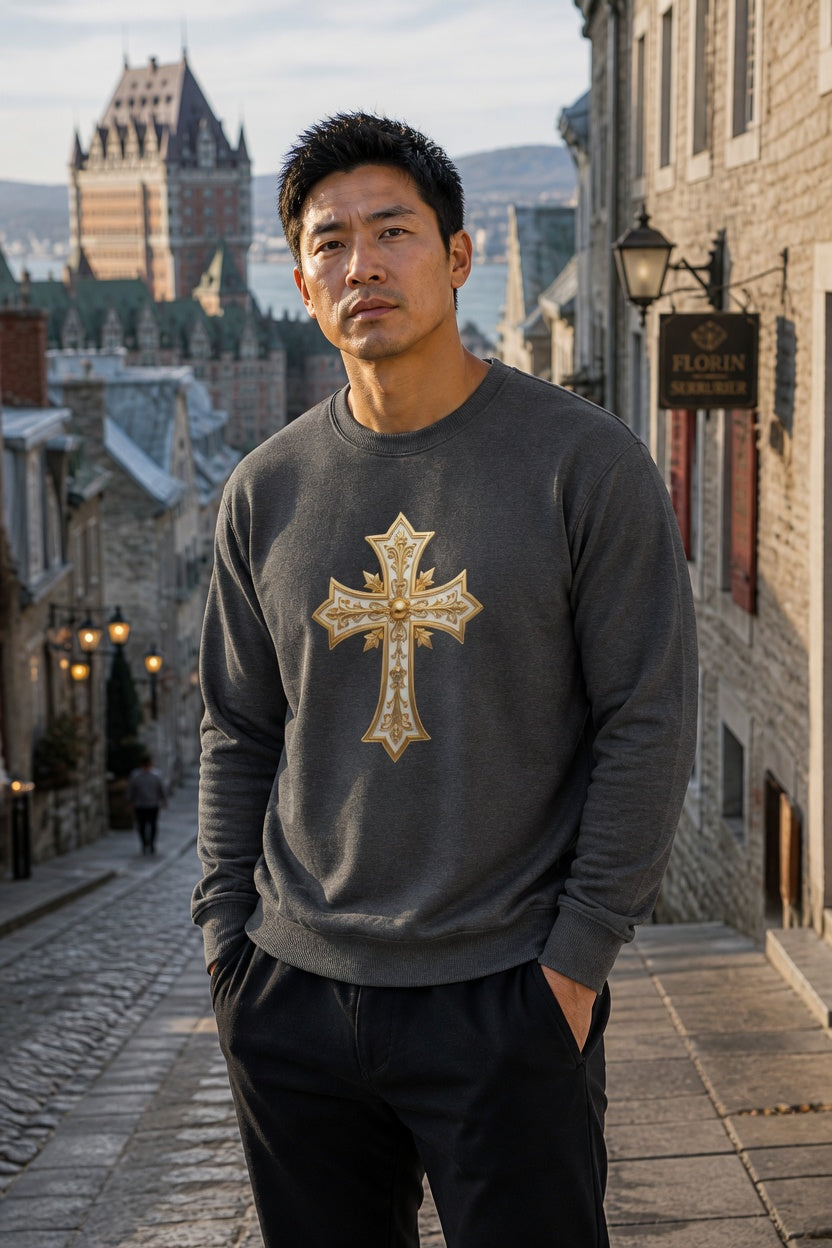 Sovereign Cross - Men's Christian Sweatshirt