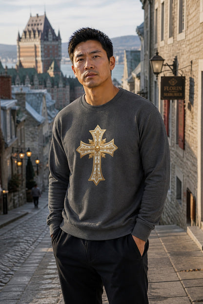 Sovereign Cross - Men's Christian Sweatshirt
