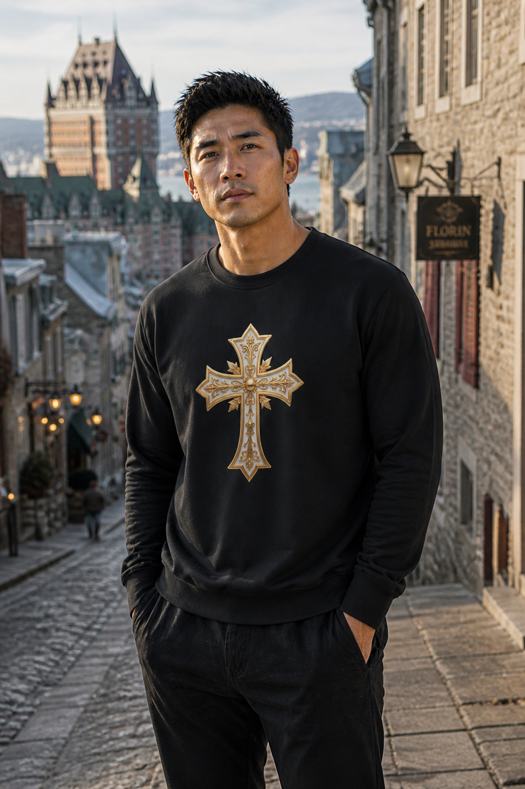 Sovereign Cross - Men's Christian Sweatshirt