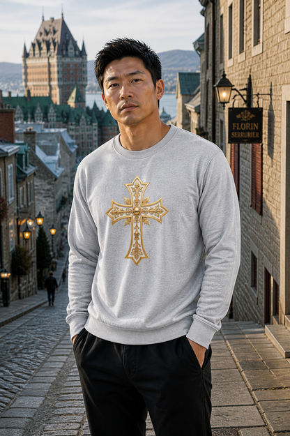Sovereign Cross - Men's Christian Sweatshirt