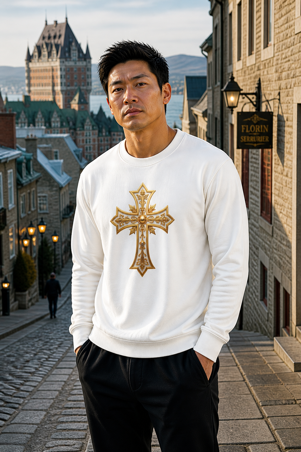 Sovereign Cross - Men's Christian Sweatshirt