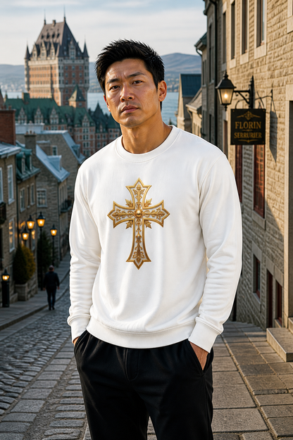 Sovereign Cross - Men's Christian Sweatshirt