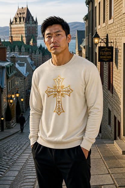 Sovereign Cross - Men's Christian Sweatshirt