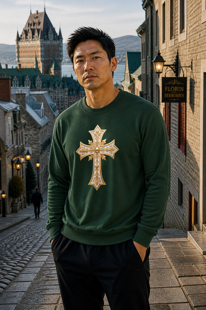 Sovereign Cross - Men's Christian Sweatshirt