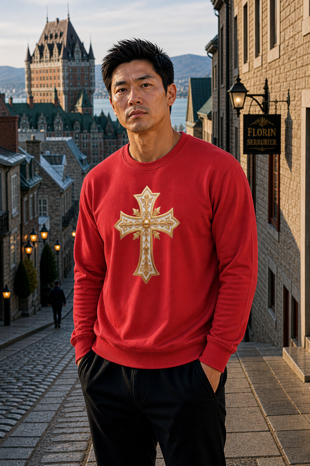 Sovereign Cross - Men's Christian Sweatshirt