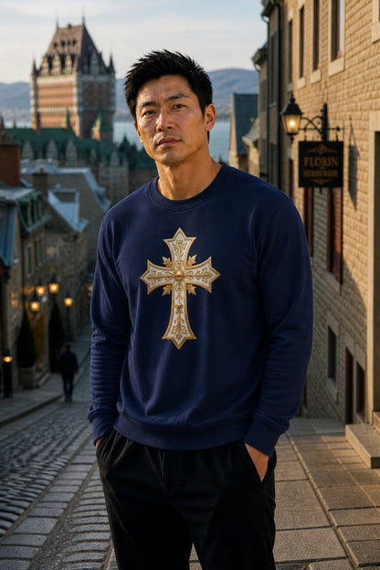 Sovereign Cross - Men's Christian Sweatshirt