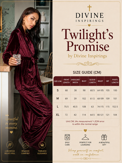 Sizing Chart for Twilight's Promise by Divine Inspirings