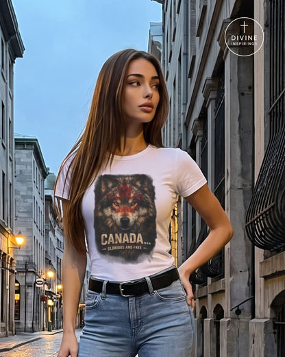 War Paint – Womens Canadian Tee