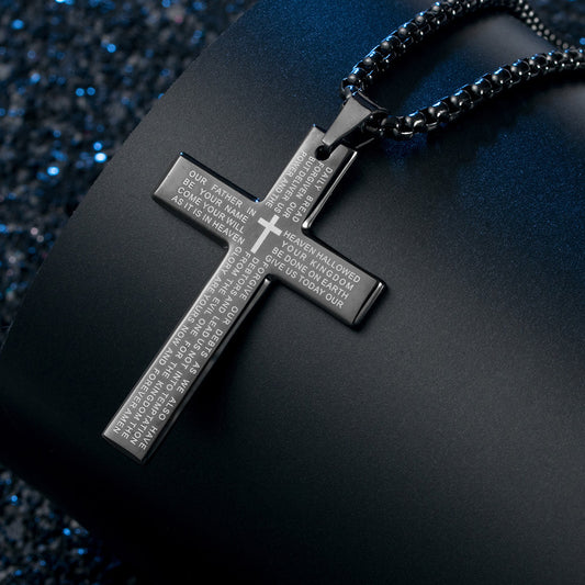 The Lord’s Prayer Cross Necklace