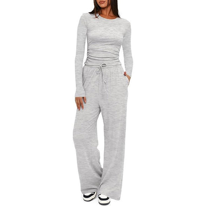 Refined Grace Wide Leg Pants Set