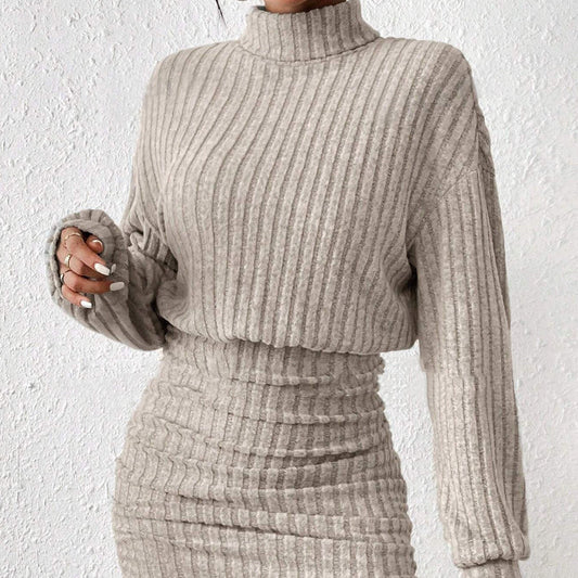 Infinite Grace Long Sleeve Woolen Skirt Set