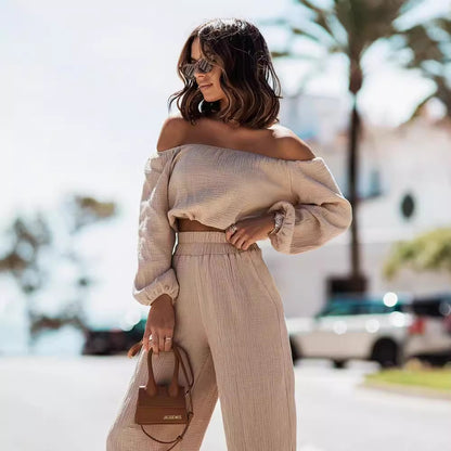 Elevated Composure Top and Pants Set